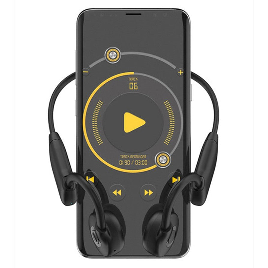 Skorter | Bone Conduction OverEar Bluetooth Earbuds, with 32G Memory and IPX6 Waterproof, for Commuting and Sports