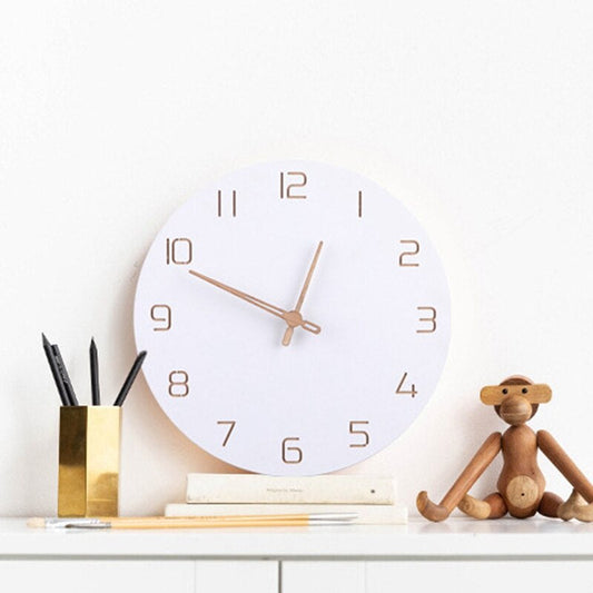 Skorter | Nordic 3D-Wood Wall Clock