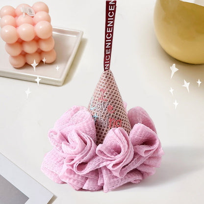skorter | Bath ball Sweet ice cream peeling towel
