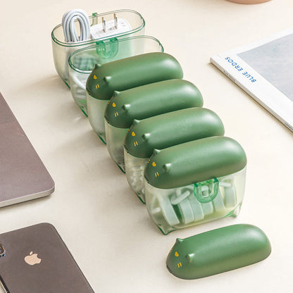 skorter | Cartoon Data Cable Storage Box