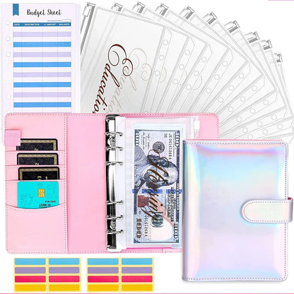 Skorter | Budget binder with cash envelope system and credit card slots