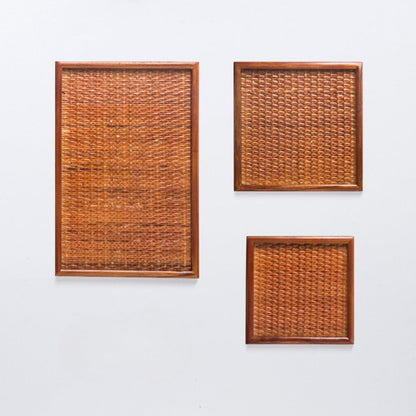 Skorter | Artisanal Rattan Wooden Tea Tray