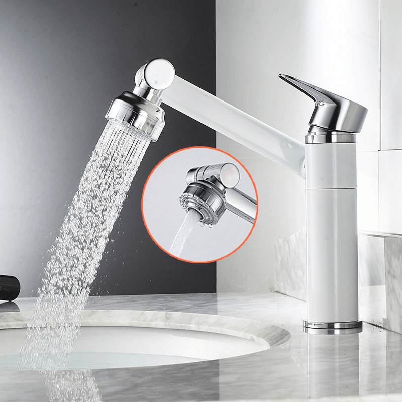 Skorter | FLEXISPOUT – Flexible 360° Basin Tap with Spray Function