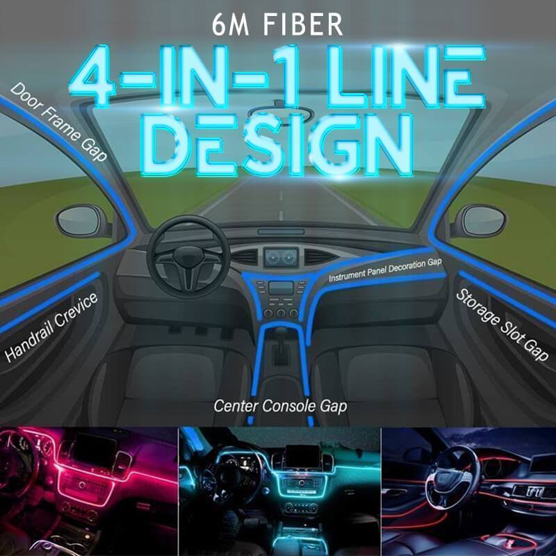 Skorter | 4-in-1 Line Automotive LED Ambient Light