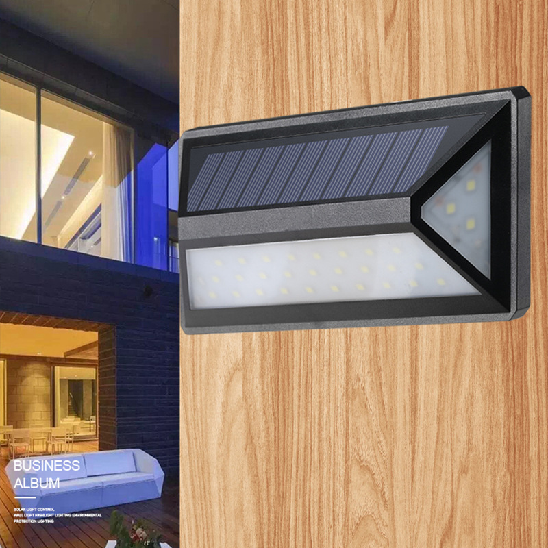 Skorter | Modern Solar LED Wall Light for Outdoors – Waterproof Facade Lighting with Motion Sensor