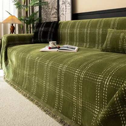 Skorter | Chesterfield Plaid Sofa Cover