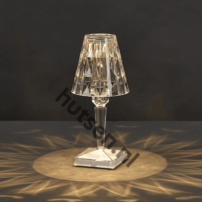 Skorter | LuxeCrystal Premium LED Table Lamp | Wireless | Dimmable Crystal Lighting | Mood Light & Decoration