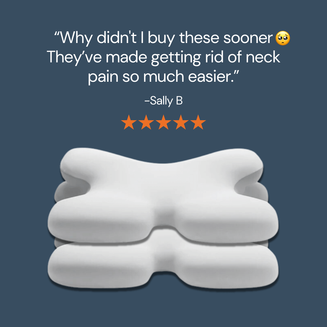 Skorter | Ergonomic Cervical Pillow | Memory Foam, Neck Support & Ideal for Restful Sleep