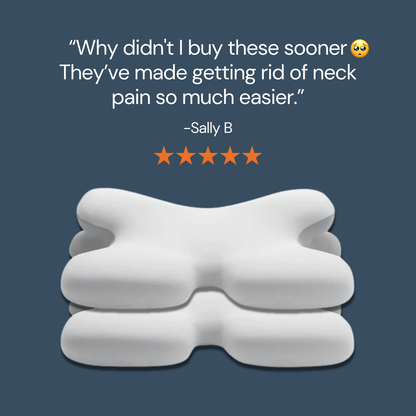 Skorter | Ergonomic Cervical Pillow | Memory Foam, Neck Support & Ideal for Restful Sleep