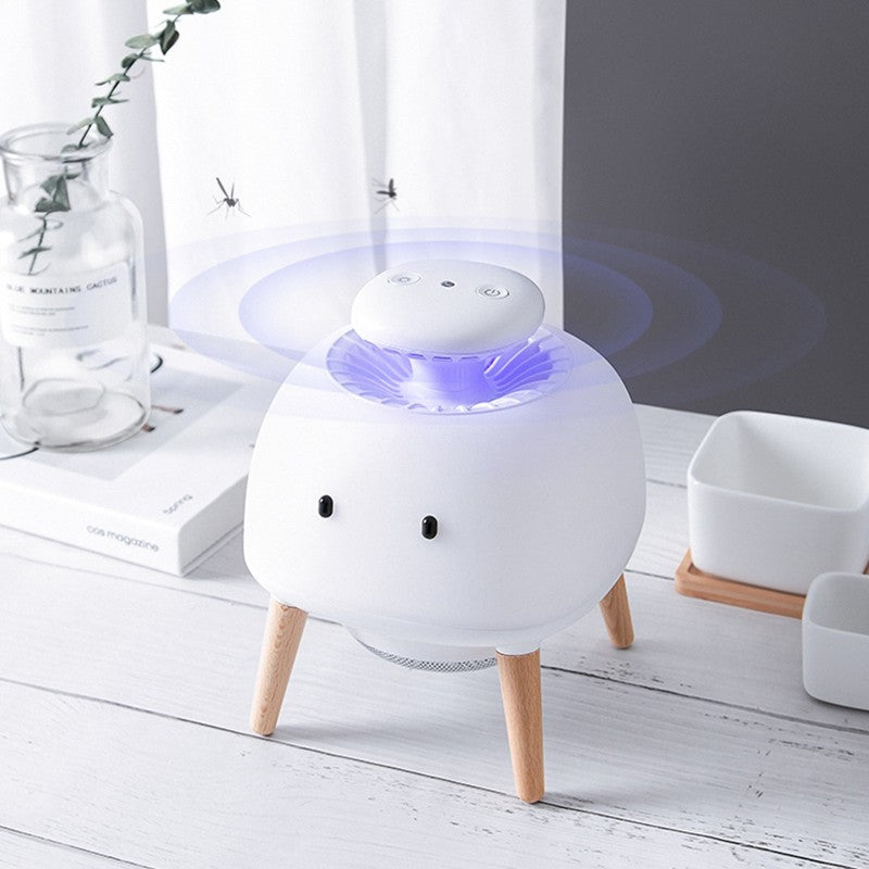 Skorter | Electronic Indoor Physical Mosquito Killer with 360¬∞ Ring Light, Intelligent Photosensitive System, Desk Lamp Mode and Low Noise, for Home, Kitchen, Bedroom & Office