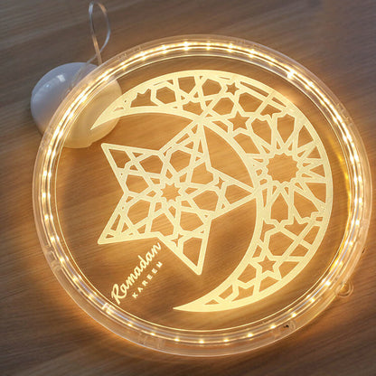 Skorter | Eid Ramadan Moon Castle LED Decorative Window Light