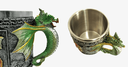 Skorter | 3D Stainless Steel Dragon Mug – Make your kids happier with a funky mug!