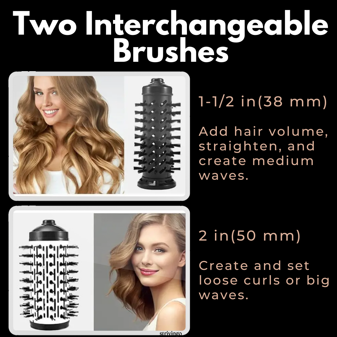 Skorter | Driwave 2-in-1 Rotating Hair Dryer and Styler