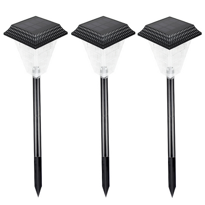 Skorter | Solar LED Path Lights with Crystal Light Effect – Waterproof Outdoor Lighting for Garden and Driveway
