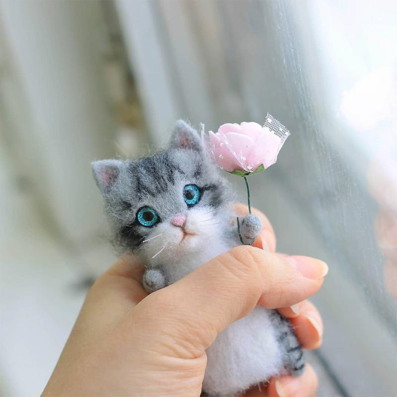 Skorter | DIY Cat Wool Felt Gift for Cat Lovers