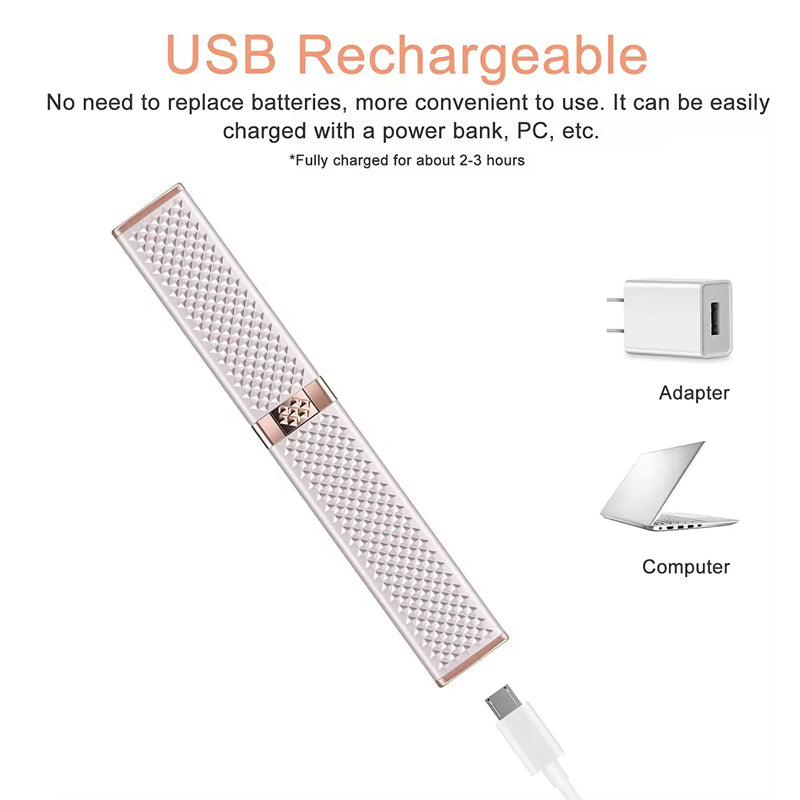 Skorter | 4 In 1 Facial Electric Shaver For Women, Full Body Epilator Rechargeable Eyebrow Nose Bikini Area Hair Clipper