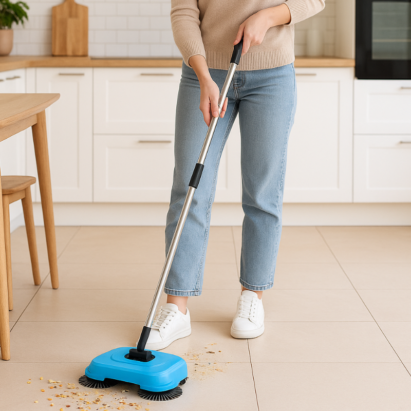 Skorter | 2-in-1 Vacuum Broom | Cordless, Eco-Friendly & Suitable for Tiles, Wood, and Carpets