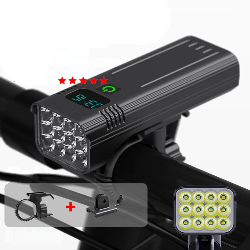 Skorter | 5000 Lumen USB Rechargeable Bike Light with Mounts