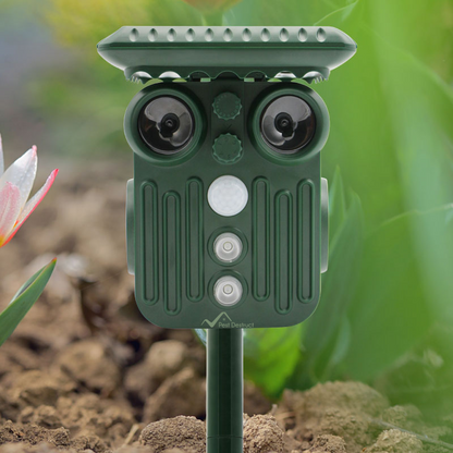 Skorter | Ultrasonic Solar Deer Repeller | 5 Adjustable Modes. Waterproof & Eco-Friendly for Home Gardens and Yards