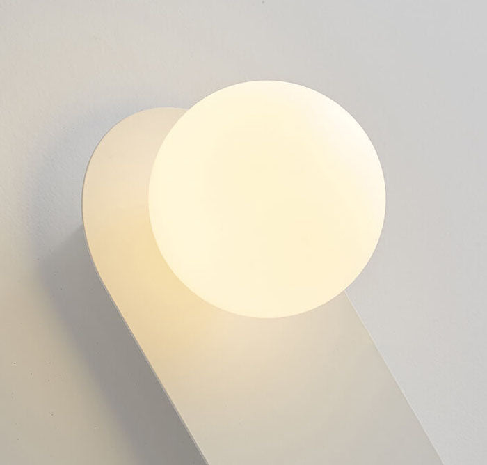 Skorter | Nordic wall lamp with glass ring base, 1-light
