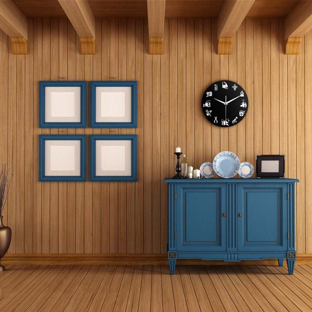 Skorter | Dental-Design Wall Clock - Stylish Clock for Dental Practices