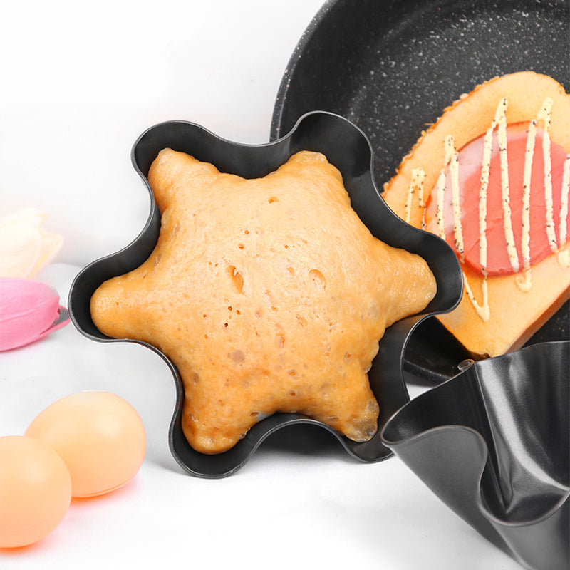 skorter | Flower petal shaped carbon steel backing bowl