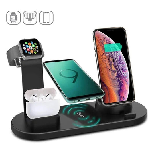 Skorter | 7-in-1 Wireless Charging Station with MagSafe & CryoBoost – Fast & Efficient Charging for iPhone, Apple Watch, and More