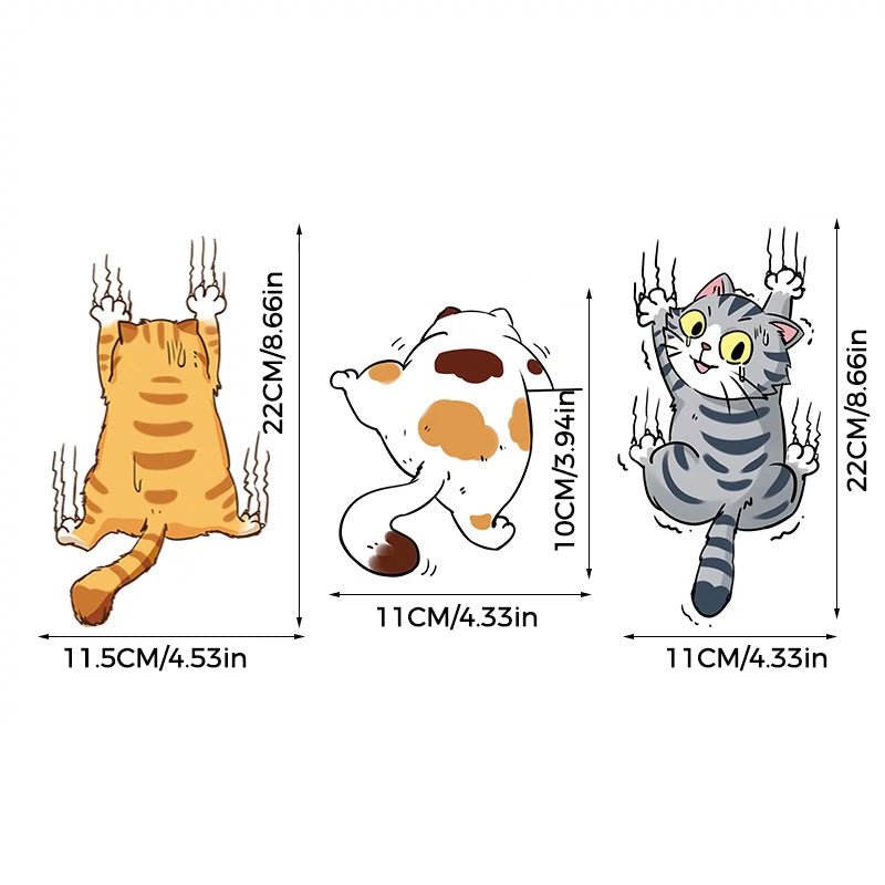 Skorter | Cute Cat Cartoon Stickers Car Stickers