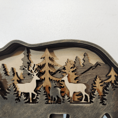 skorter | 3d Creative Wood Animal Carving Craft Gift