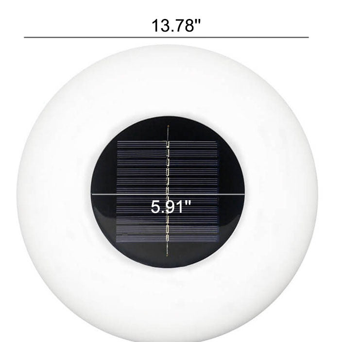 Skorter | Solar Round Pool Light LED Inflatable Outdoor Waterproof Floating Light