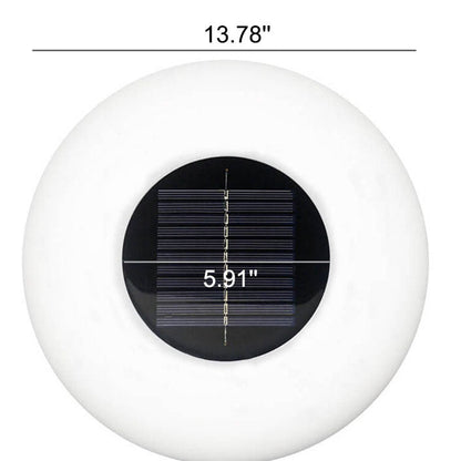 Skorter | Solar Round Pool Light LED Inflatable Outdoor Waterproof Floating Light