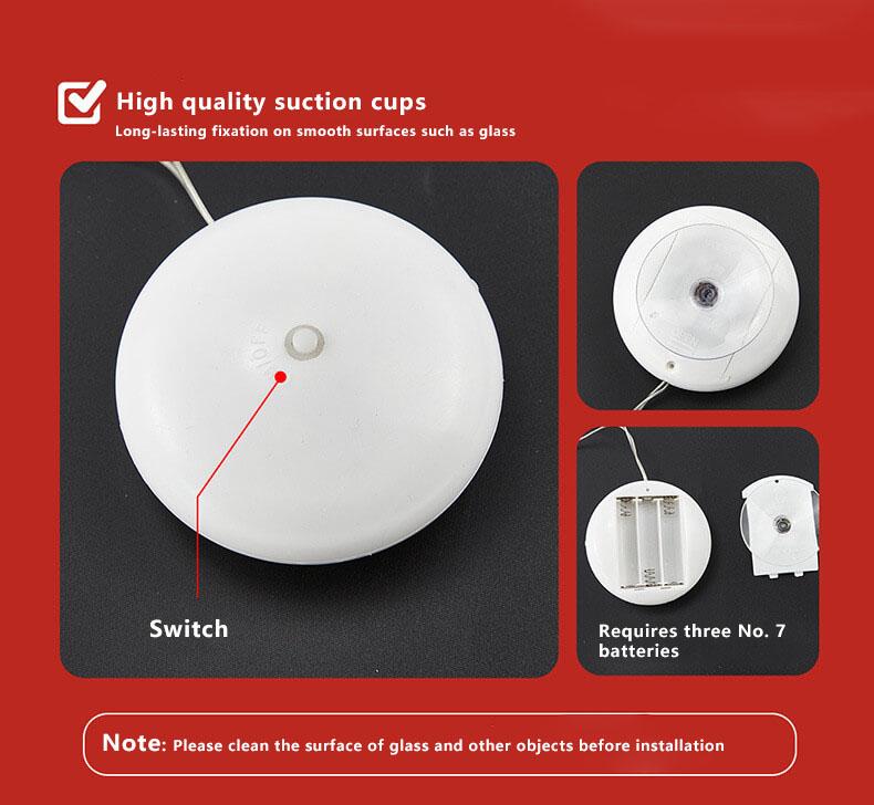 Skorter | Christmas light suction cup window decoration outdoor holiday ambiance string lights