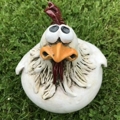 Skorter | Big Eye Hen Resin Handicraft