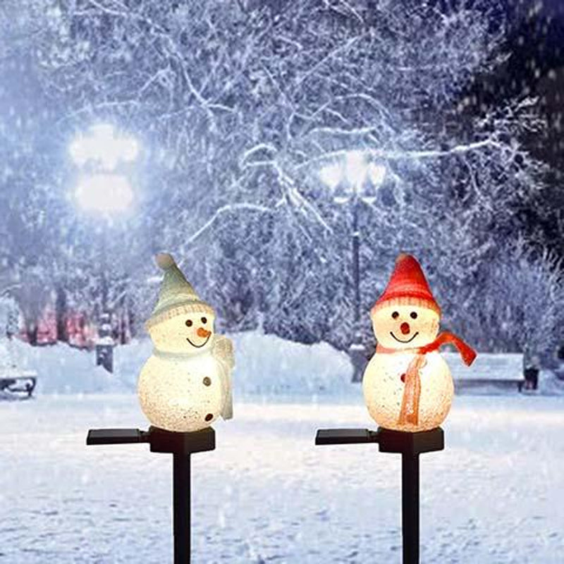 skorter | Super Cute Waterproof Solar-Powered Snowman Lamp