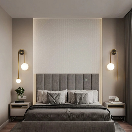 Skorter | AuroraGlass Wall Lamp - Modern LED Lamp for Bedroom and Living Room