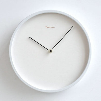 Skorter | Nordic Minimalist Wooden Wall Clock White Black Design