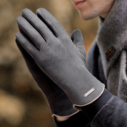Skorter | Cold-resistant suede gloves
