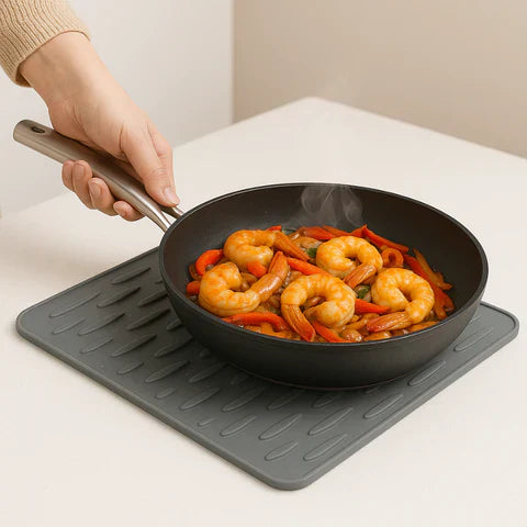Skorter | FlexiDry Silicone Drying Mat – Heat Resistant, Non-Slip & Space Saving Design