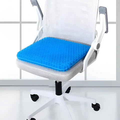 Skorter | Cooling Gel Seat Cushion | Breathable, Flexible & Pain Relief for Office Chairs, Cars, and Home Use