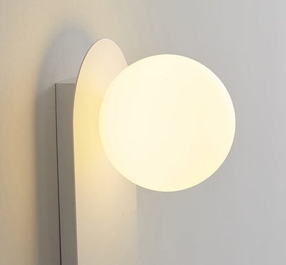 Skorter | Nordic wall lamp with glass ring base, 1-light