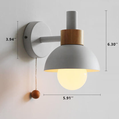 Skorter | Nordic Macaron Globe 1-Light wall lamp