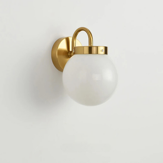 Skorter | ModernWall - Nordic LED Wall Lamp with Glass Dome for Atmospheric Indoor Lighting