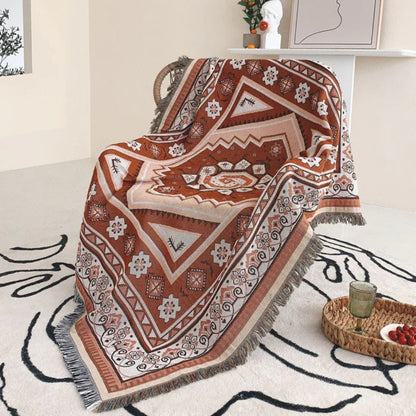 Skorter | Bohemian Desert Mirage Throw Blanket