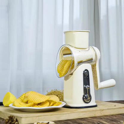 skorter | 5 In 1 Vegetable Slicer, Rotating Cheese Plane