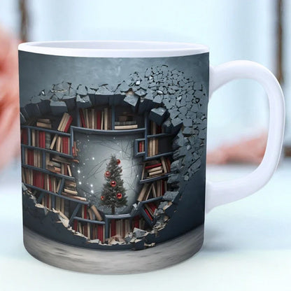 skorter | 3d book shelf coffee mug