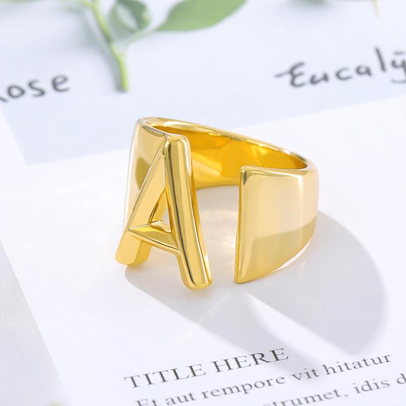 Skorter | Initial A-Z Letter Ring