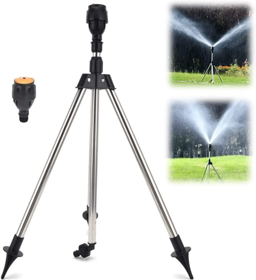 Skorter | Automatic Rotating Garden Sprinkler with Retractable Tripod for the Garden