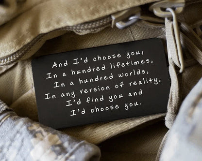 Skorter | Anniversary gifts for couples, long-distance use wallet card for him