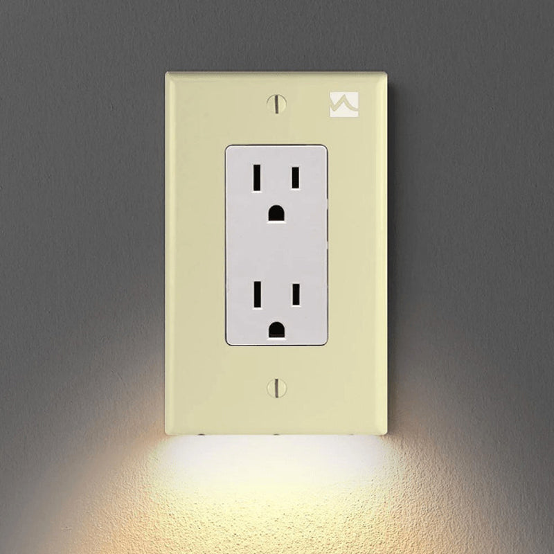 Skorter | Outlet wall plate with LED night lights