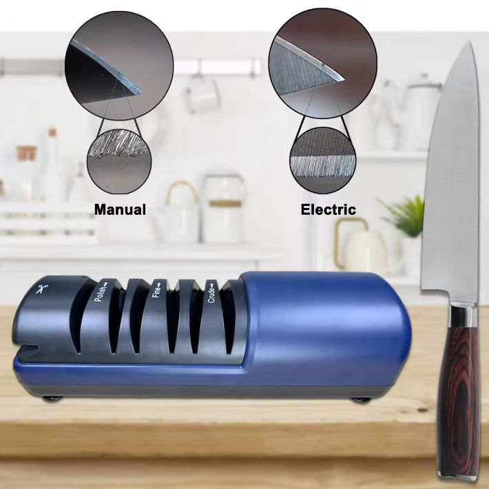 Skorter | 3-stage high-speed 5500rpm household electric knife sharpener